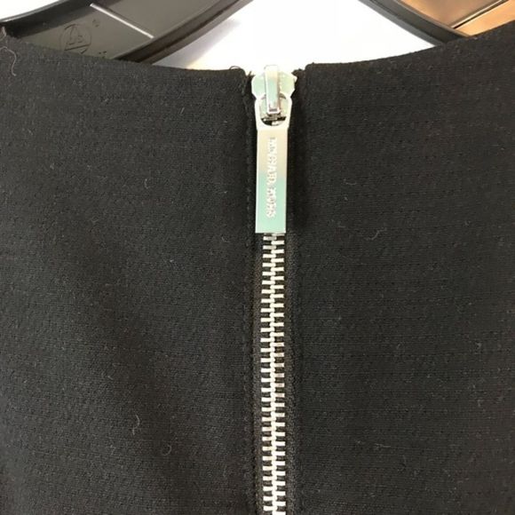 MICHAEL Michael Kors Black/Gray Belted Colorblock  Sheath Tweed Dress‎ - Picture 6 of 7